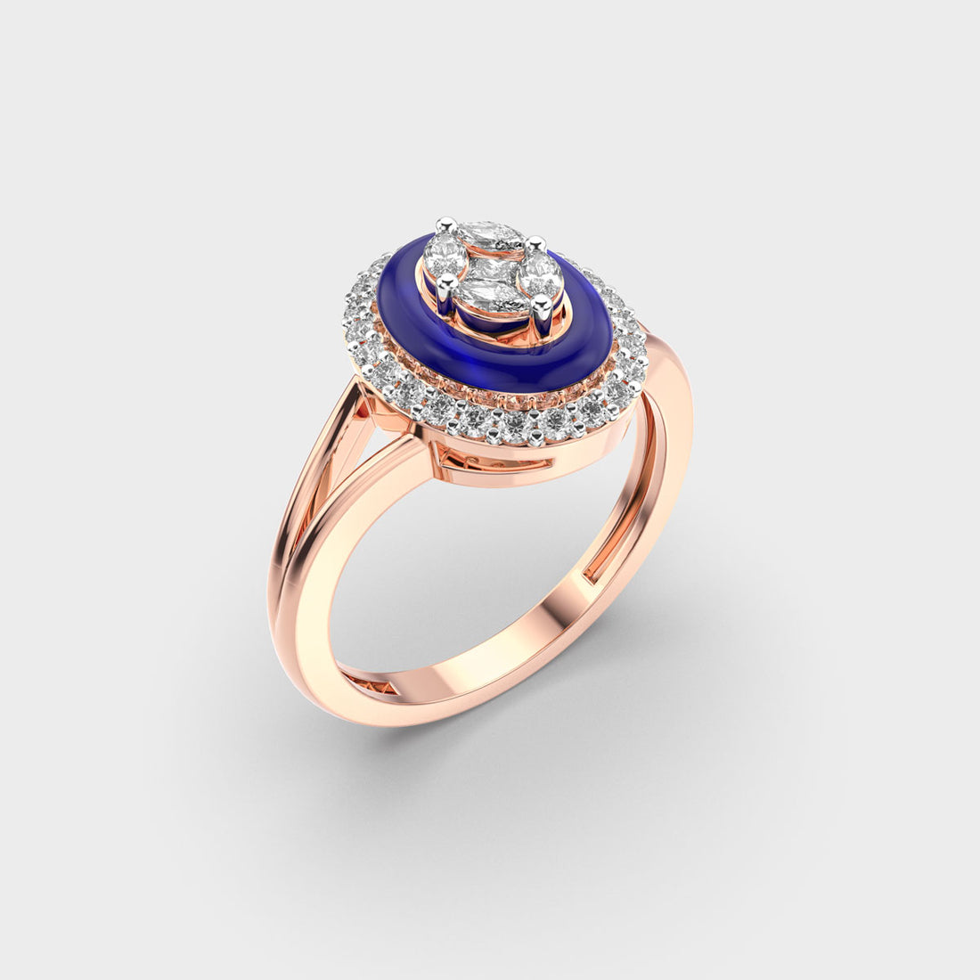 Evil Eye Diamond Ring