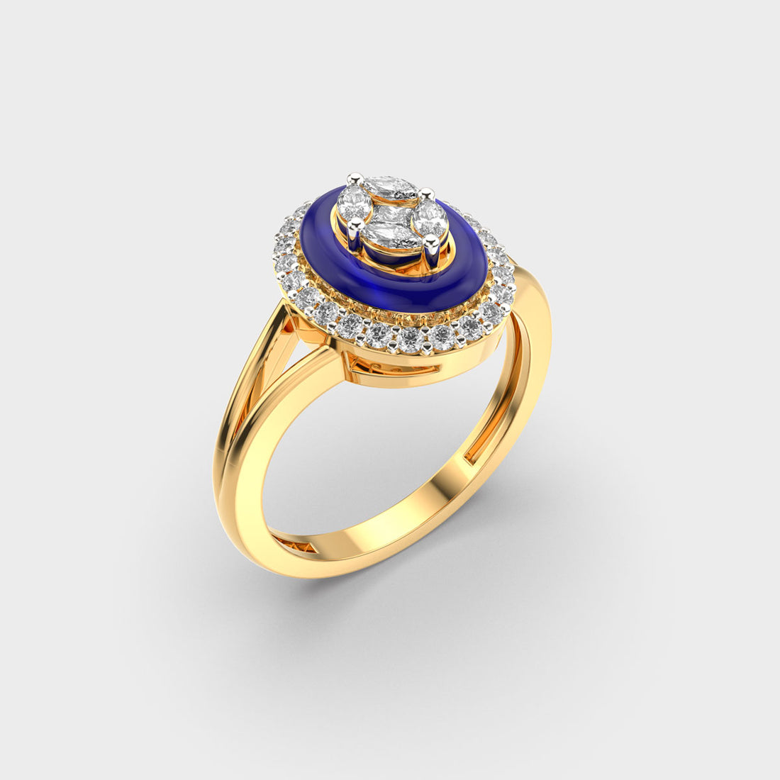 Evil Eye Diamond Ring