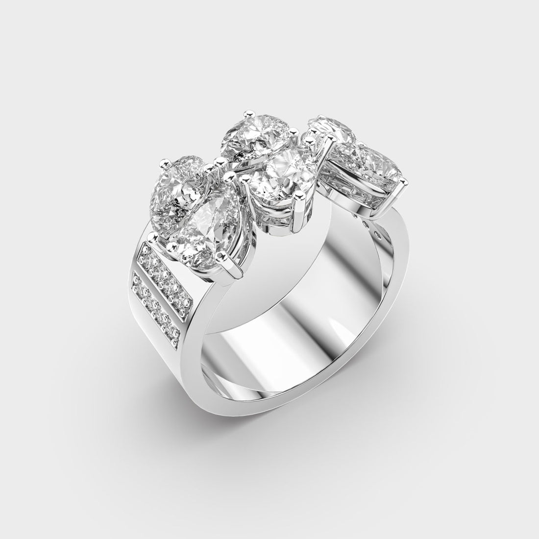 Festive Sparkler Diamond Ring