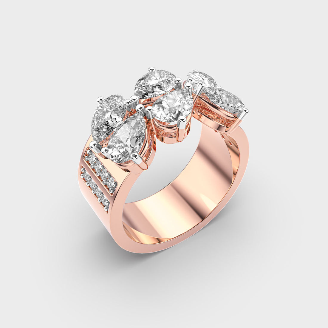 Festive Sparkler Diamond Ring