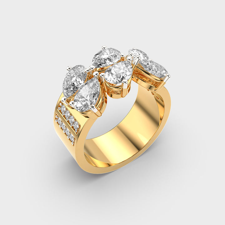 Festive Sparkler Diamond Ring