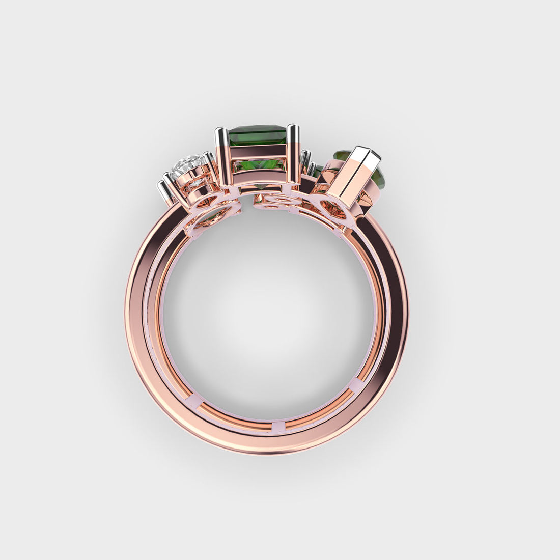 Green Desire Diamond Ring