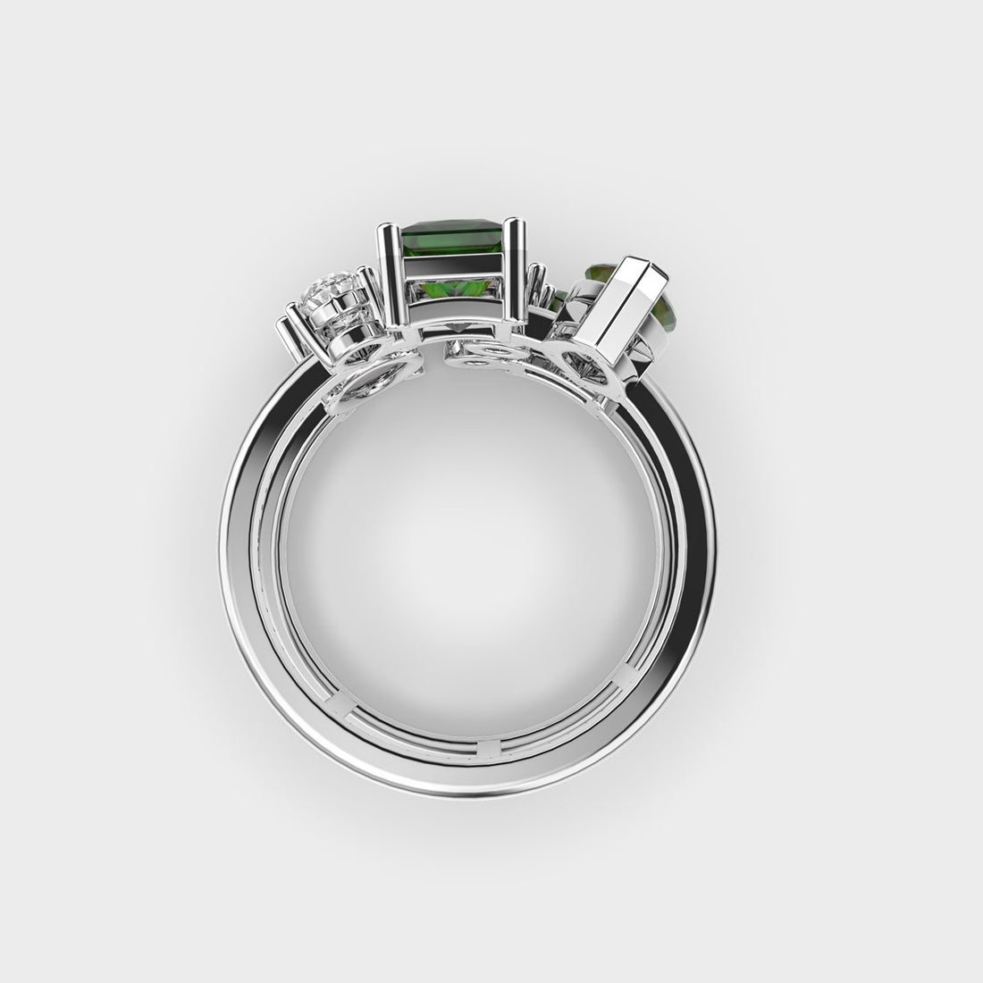 Green Desire Diamond Ring