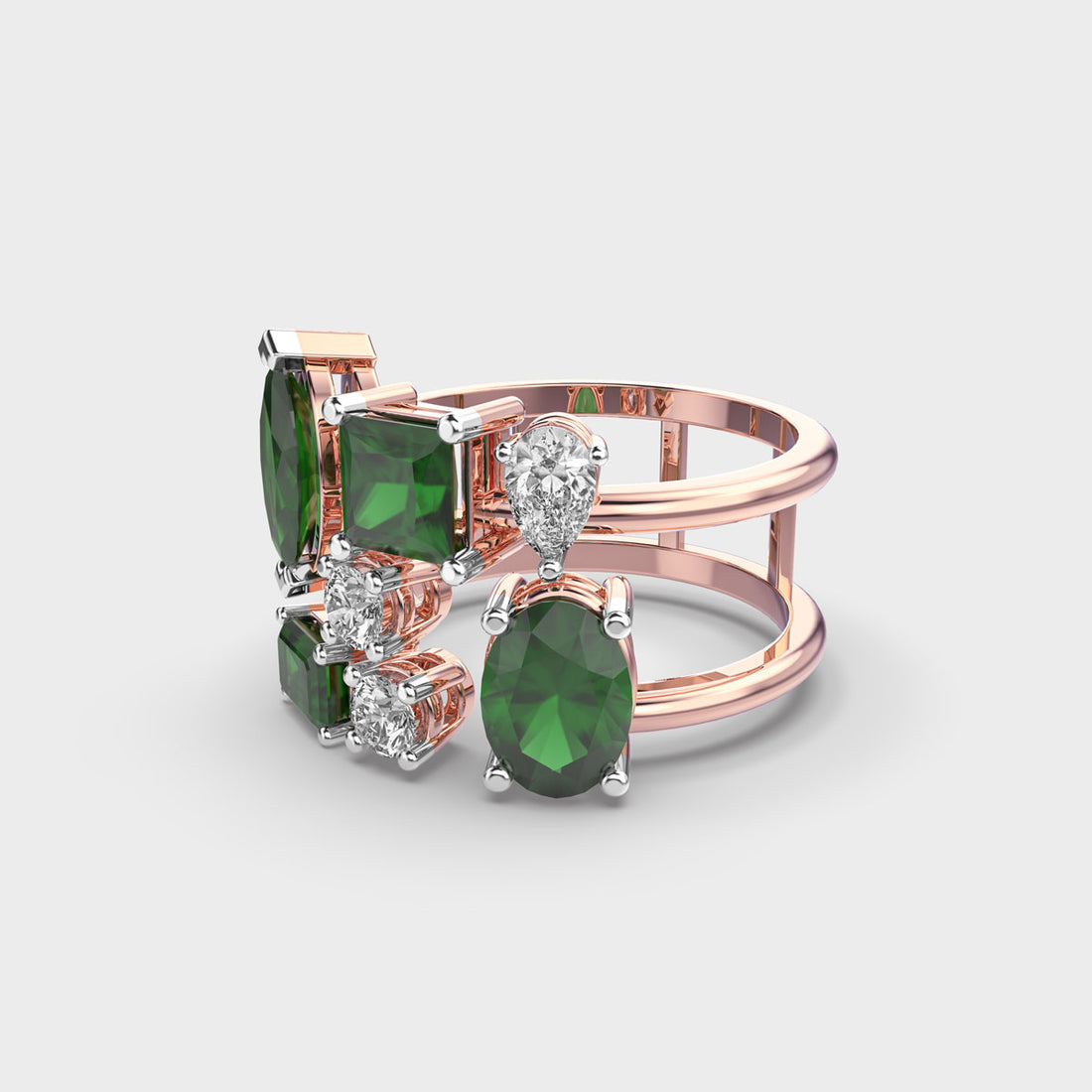Green Desire Diamond Ring