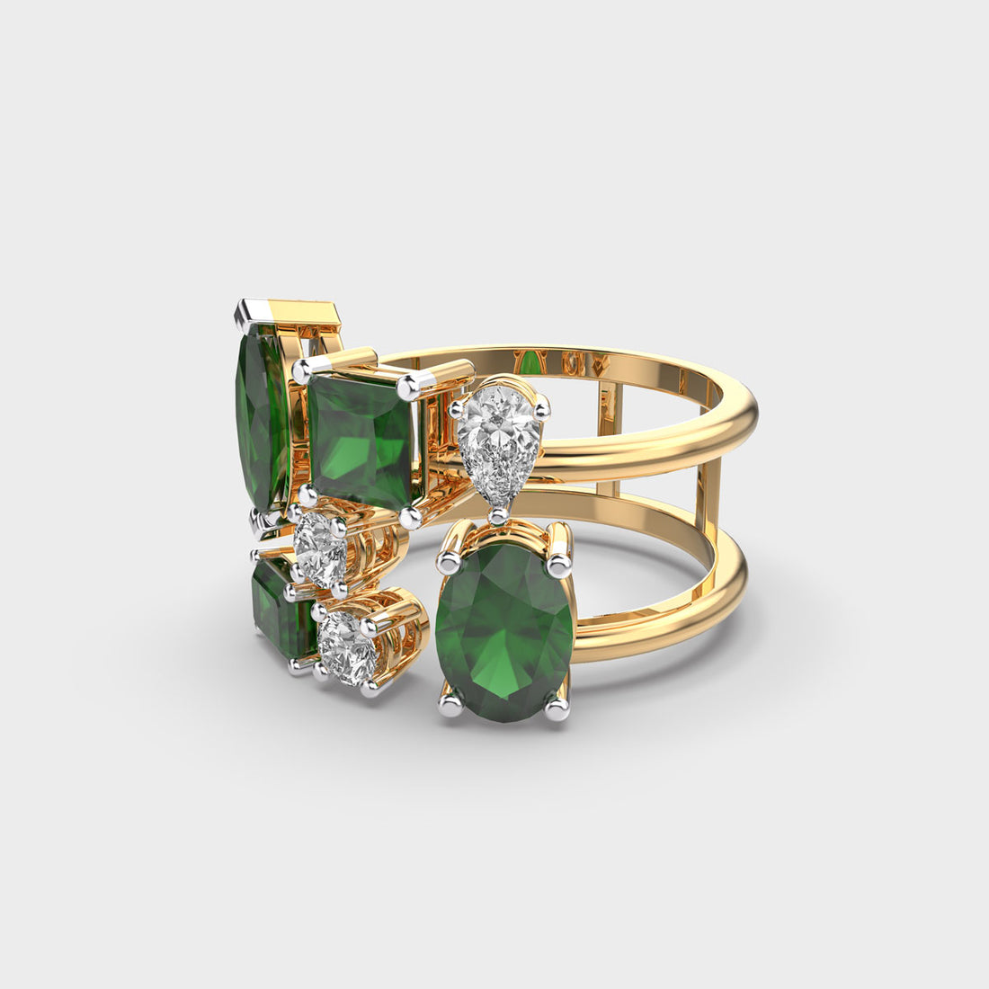 Green Desire Diamond Ring